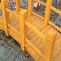 園藝實(shí)木碳化木橋/防腐木橋/公園木橋/花園小橋/戶外小橋拱橋